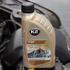 Płyn do wspomagania K2 PSF z dodatkiem Stop Leak. Czy można mieszać różne płyny? Sprawdź zalecenia producenta.