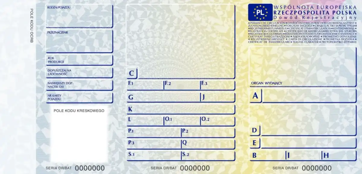 P.1 w dowodzie rejestracyjnym - co oznacza i jak sprawdzić dane